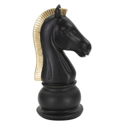 CHEVAL NOIR ET OR CM...