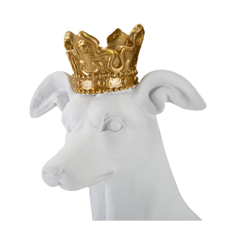 CHIEN BLANC CM 20X12,5X33