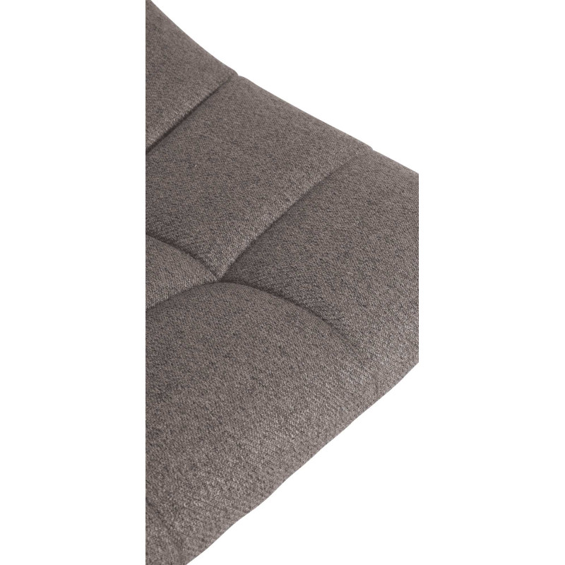 Tabouret de bar Jerry en tissu gris