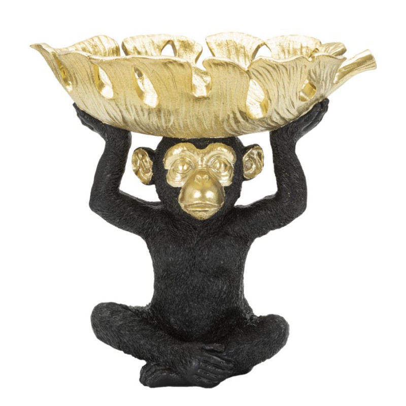 DÉCORATION SINGE CM 25,2X21X24