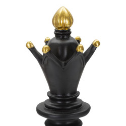 ÉVÊQUE NOIR ET OR CM Ø 12,5X38,5