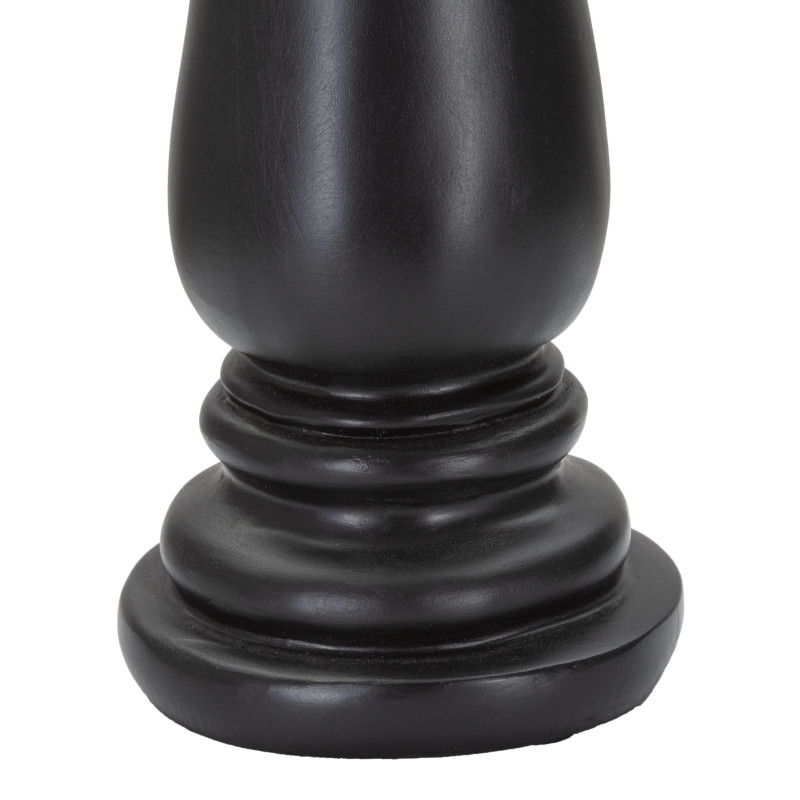 ÉVÊQUE NOIR ET OR CM Ø 12,5X38,5
