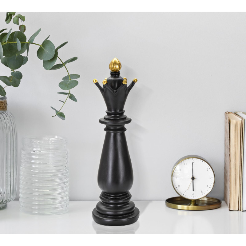 ÉVÊQUE NOIR ET OR CM Ø 12,5X38,5