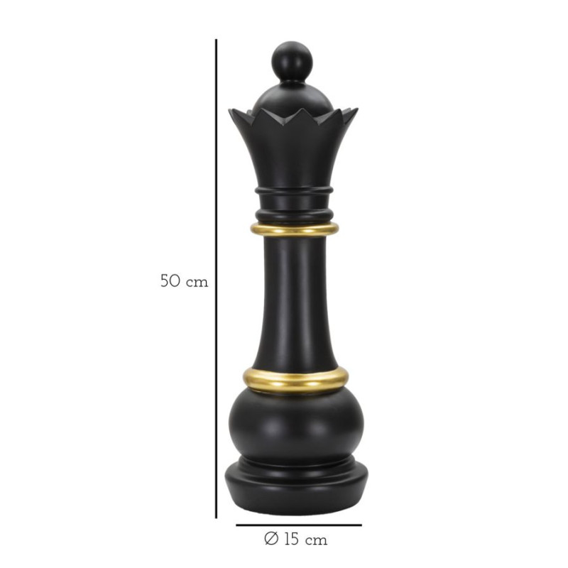 REINE NOIRE ET OR CM Ø 15X50