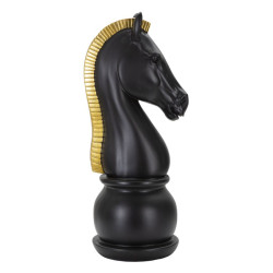 CHEVAL NOIR ET OR CM Ø 18,5X50