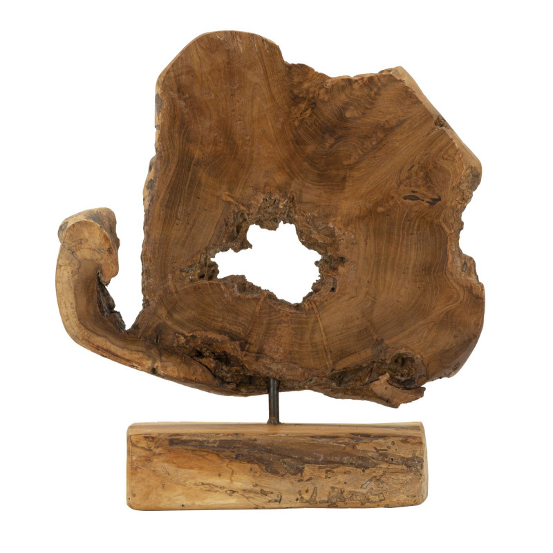 SCULPTURE BINTANG EN TECK CM 31X13X35