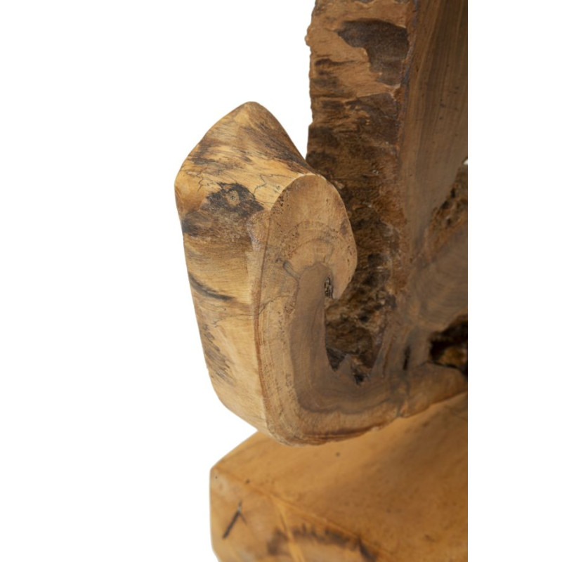 SCULPTURE BINTANG EN TECK CM 31X13X35