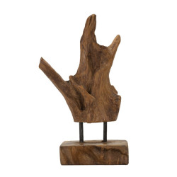 SCULPTURE AKAR EN TECK CM...