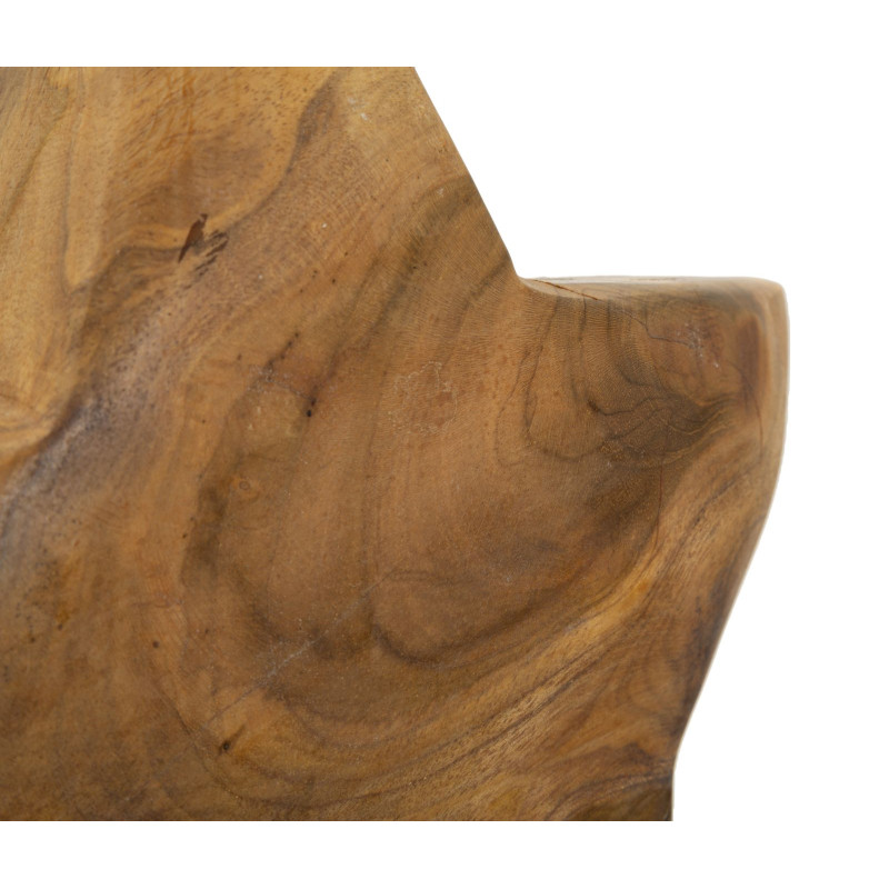 SCULPTURE ÉTOILE EN TECK CM 28X1242
