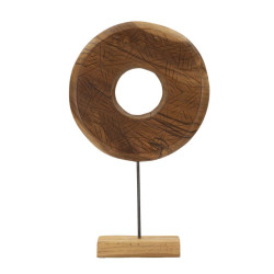 SCULPTURE DORAT EN TECK CM...
