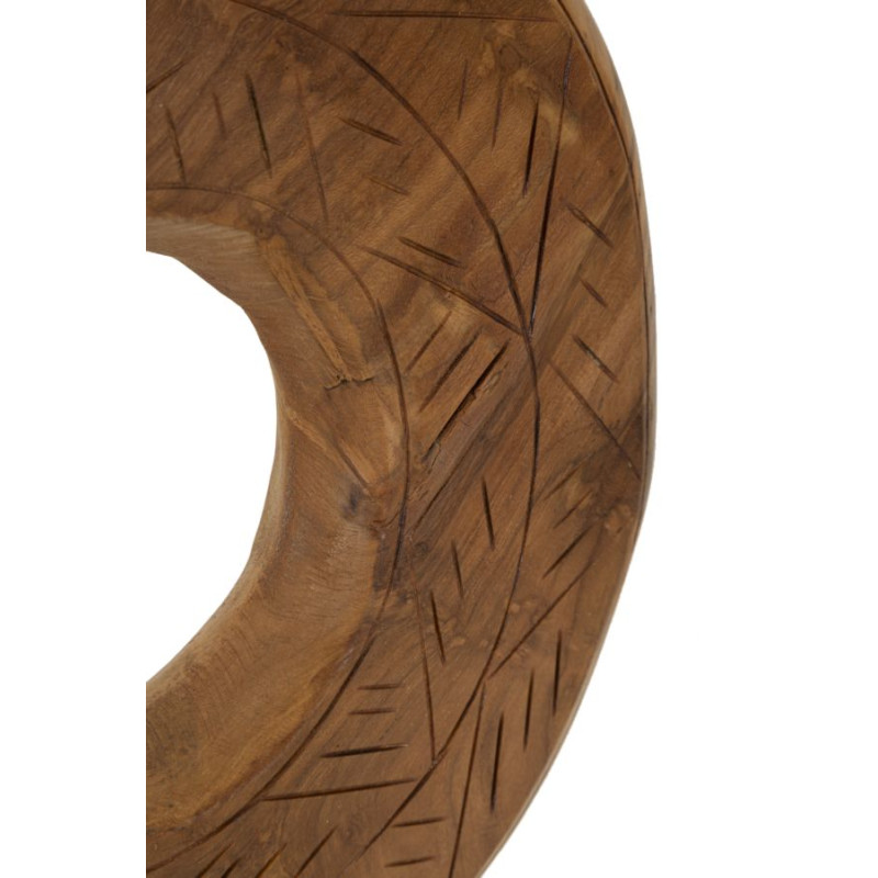 SCULPTURE DORAT TECK CM 28X10X38
