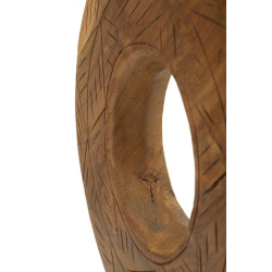SCULPTURE DORAT TECK CM 28X10X38