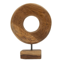 SCULPTURE DORAT EN TECK CM...