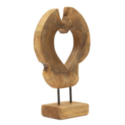 HASI SCULPUTRE TECK CM 28X10X38