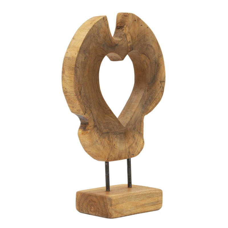 HASI SCULPUTRE TECK CM 28X10X38