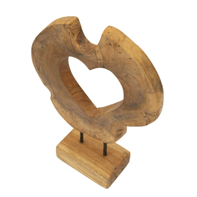 HASI SCULPUTRE TECK CM 28X10X38
