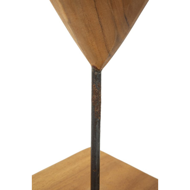SCULPTURE DOBU EN TECK CM 20X12X37