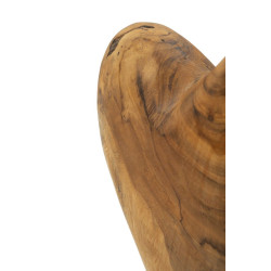 SCULPTURE DOBU EN TECK CM 20X12X37