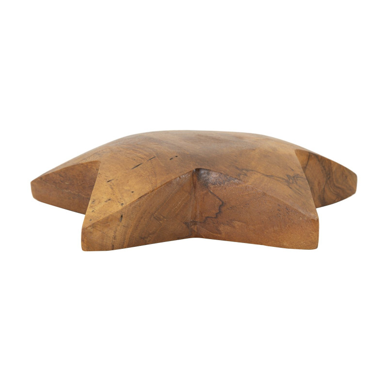 SCULPTURE BINTANG EN TECK CM Ø 19X5