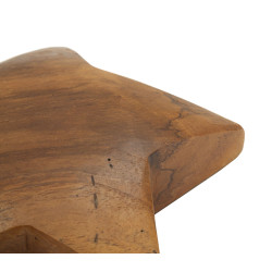 SCULPTURE BINTANG EN TECK CM Ø 19X5