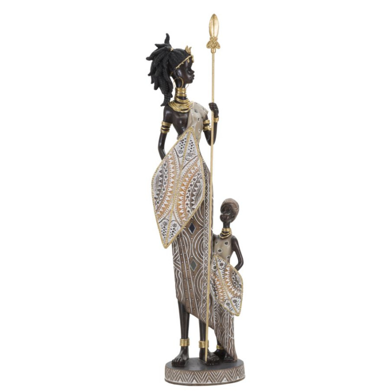 TRIBAL MASAI AVEC FILS CM 11,5X8,5X46
