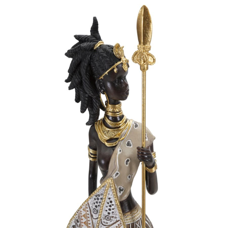 TRIBAL MASAI AVEC FILS CM 11,5X8,5X46