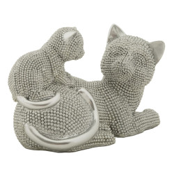 CHAT SPYRO AVEC ENFANT CM 19X9X13