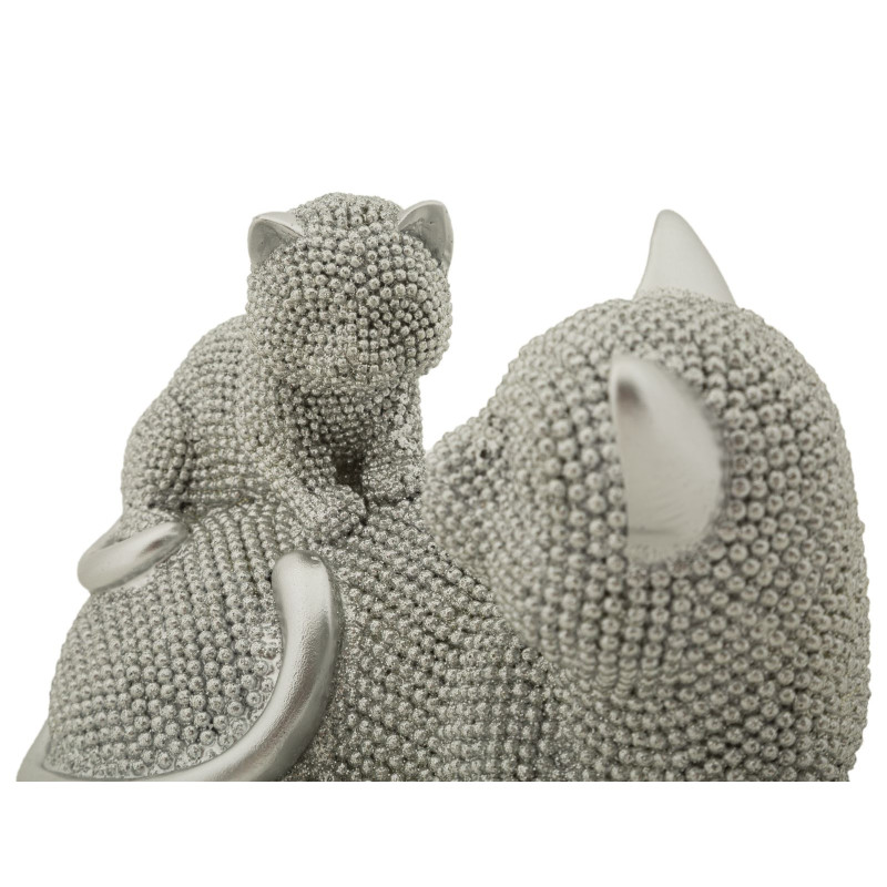 CHAT SPYRO AVEC ENFANT CM 19X9X13