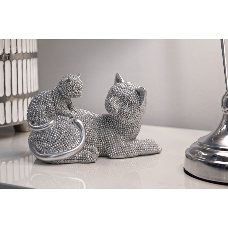 CHAT SPYRO AVEC ENFANT CM 19X9X13