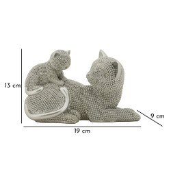 CHAT SPYRO AVEC ENFANT CM 19X9X13
