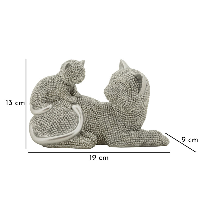CHAT SPYRO AVEC ENFANT CM 19X9X13