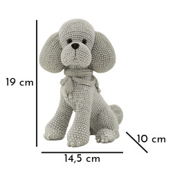 CANICHE CHIEN SPARKY CM 14,5X10X19