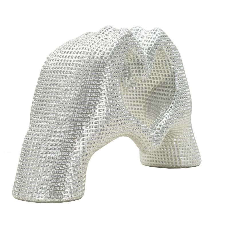 MAINS AMOUREUSES ARGENTÉES CM 25X7,5X13,5