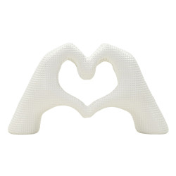 MAINS AMOUREUSES BLANC CM...