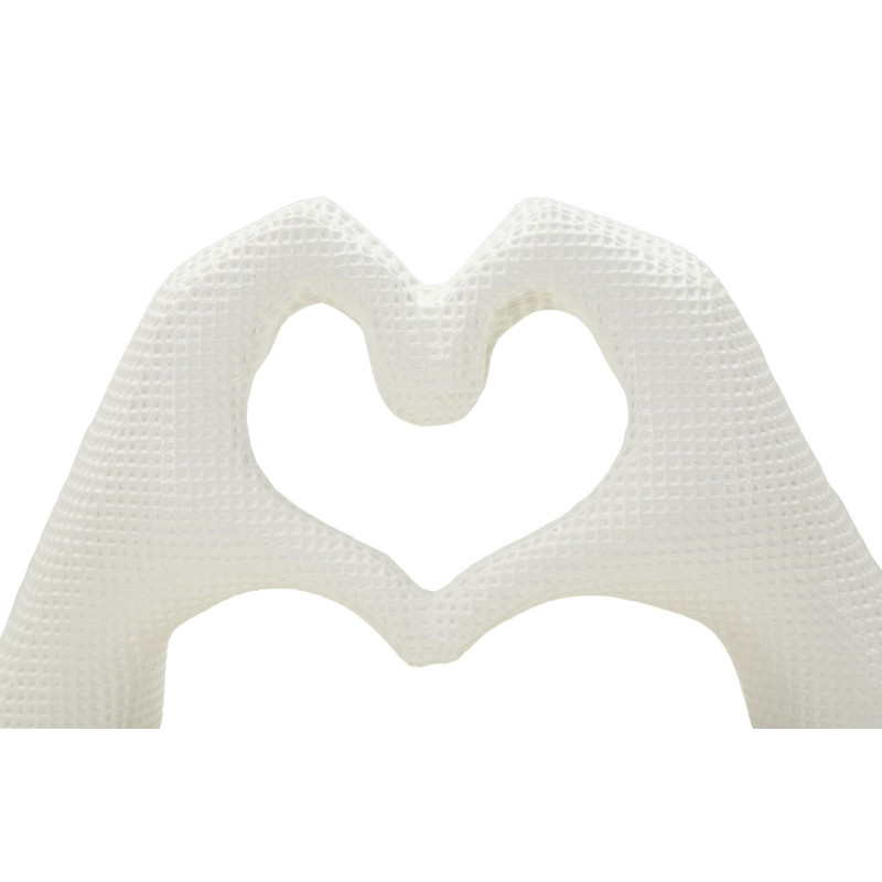 MAINS AMOUREUSES BLANC CM 25X7,5X13,5