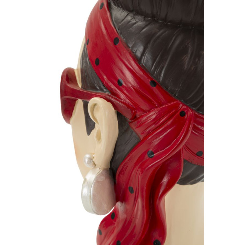 VASE FEMME HOLLYWOOD -B- CM 21X16X27