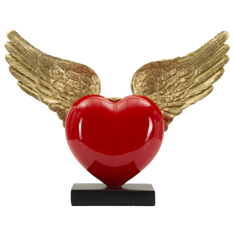 BOUGEOIR COEUR CM 36,5X14X30,5