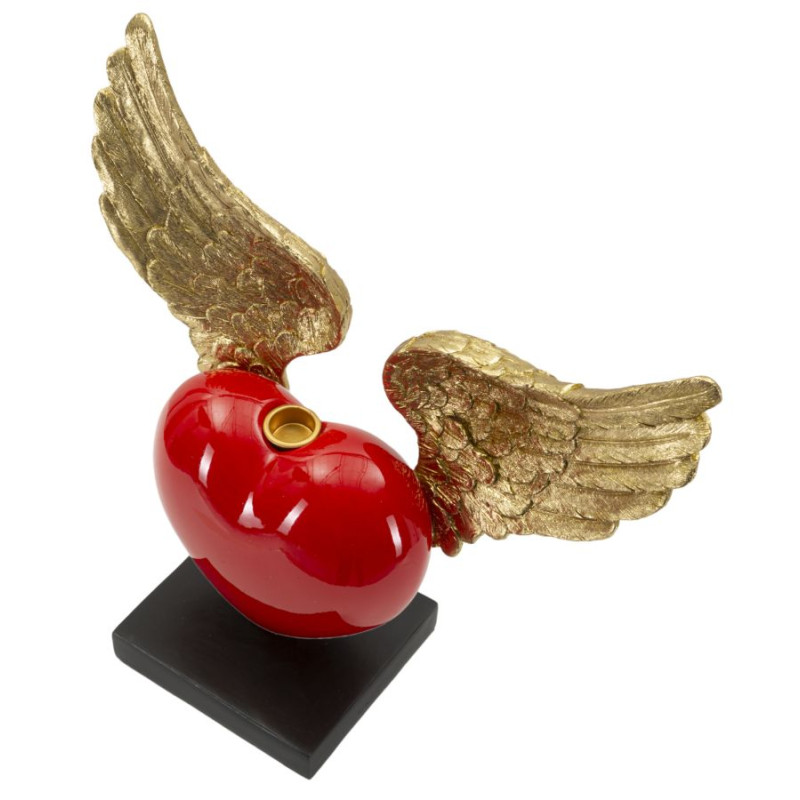 BOUGEOIR COEUR CM 36,5X14X30,5
