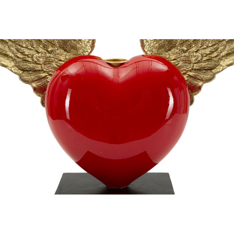 BOUGEOIR COEUR CM 36,5X14X30,5
