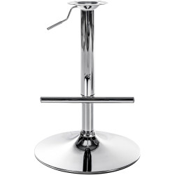 Cadre en T de remplacement pour tabouret de bar chrome