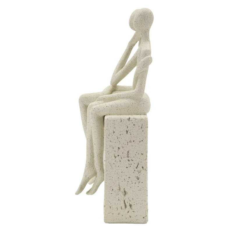 PAIRE DE FIGURINES STONS CM 11,5X9X25