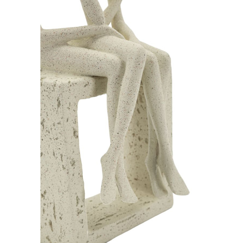 PAIRE DE FIGURINES STONS CM 11,5X9X25