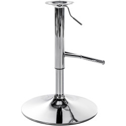 Cadre en T de remplacement pour tabouret de bar chrome