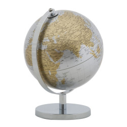 GLOBE ARGENT NEUF CM Ø 20X28