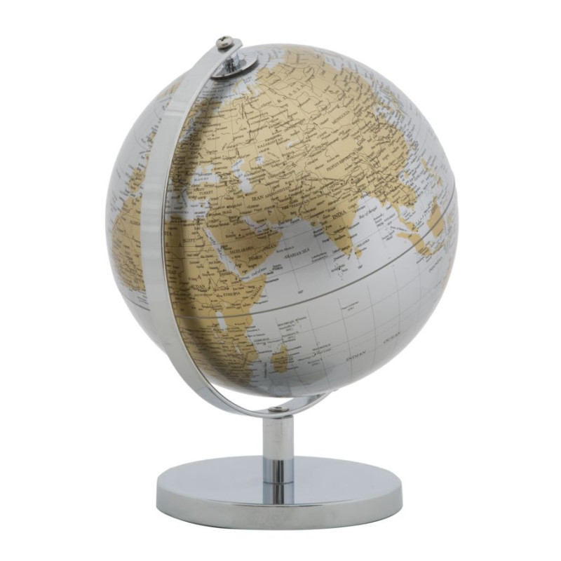 GLOBE ARGENT NEUF CM Ø 20X28