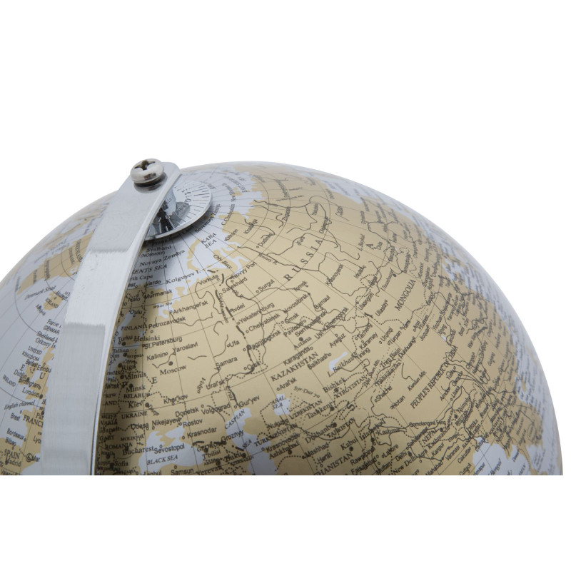 GLOBE ARGENT NEUF CM Ø 20X28