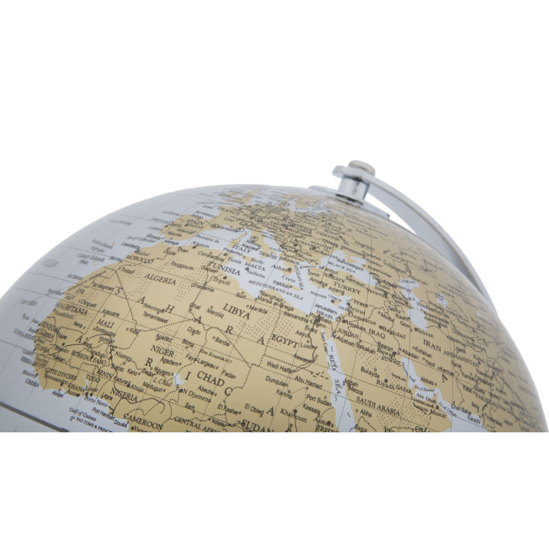 GLOBE ARGENT NEUF CM Ø 20X28