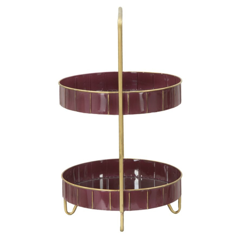 DÉCOR DOUBLE GLAM BORDEAUX CM 36,5X34,5X56,5