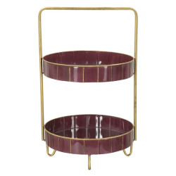 DÉCOR DOUBLE GLAM BORDEAUX CM 36,5X34,5X56,5