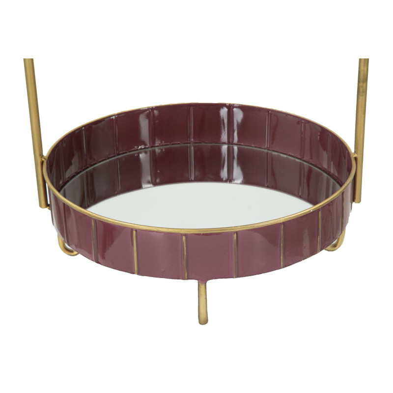 DÉCOR DOUBLE GLAM BORDEAUX CM 36,5X34,5X56,5